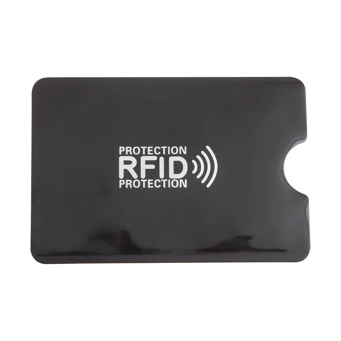 100-piece Rfid Blocking Card Holder - 9x6.3cm Aluminum Foil