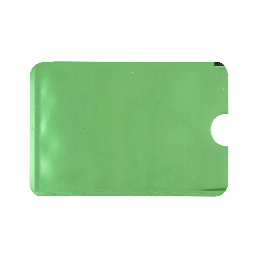 100-piece Rfid Blocking Card Holder - 9x6.3cm Aluminum Foil