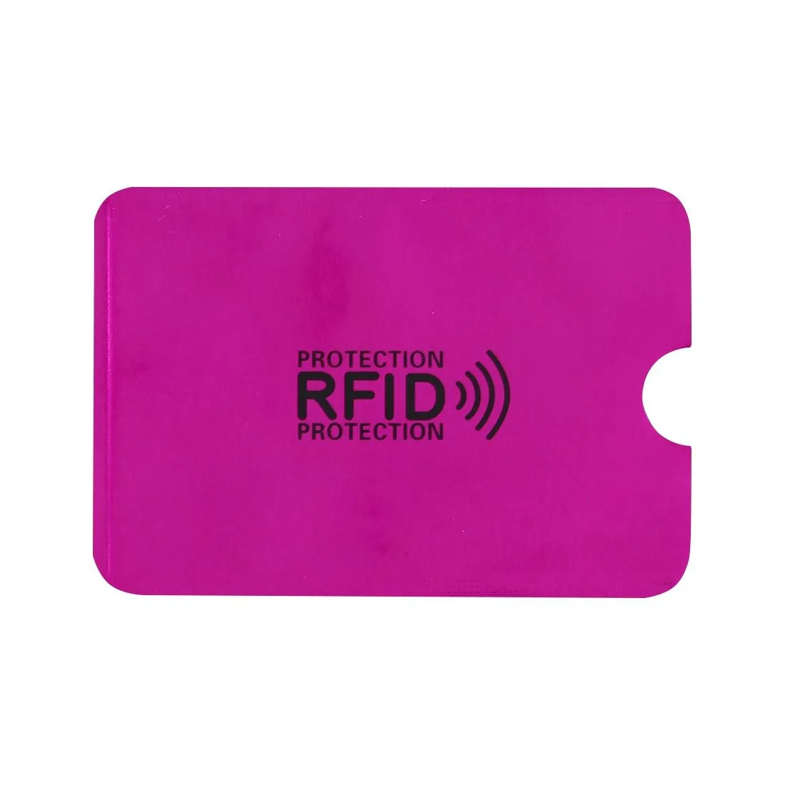 100-piece Rfid Blocking Card Holder - 9x6.3cm Aluminum Foil