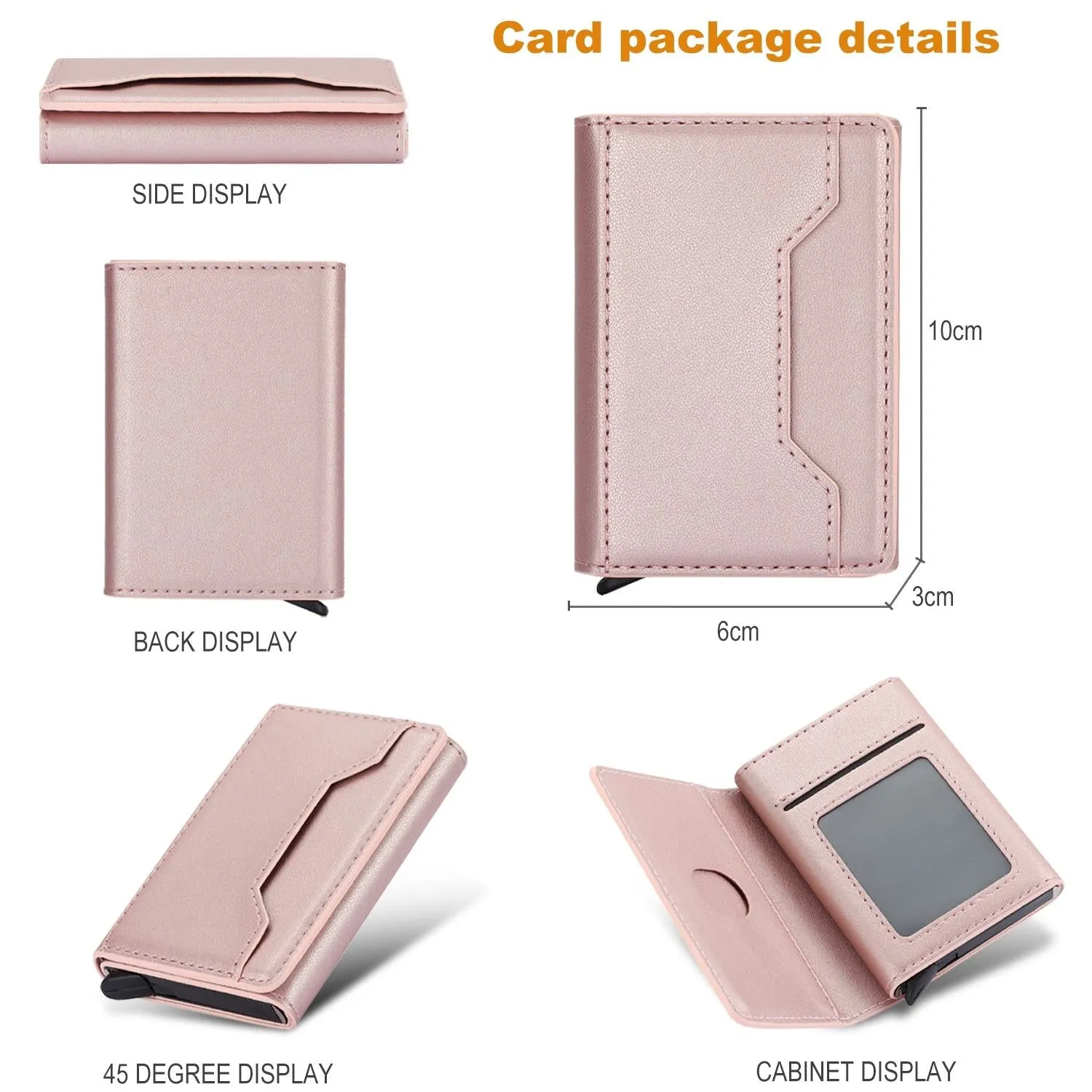 10x6x3cm Secure Brush Card Bag - Compact and Protective