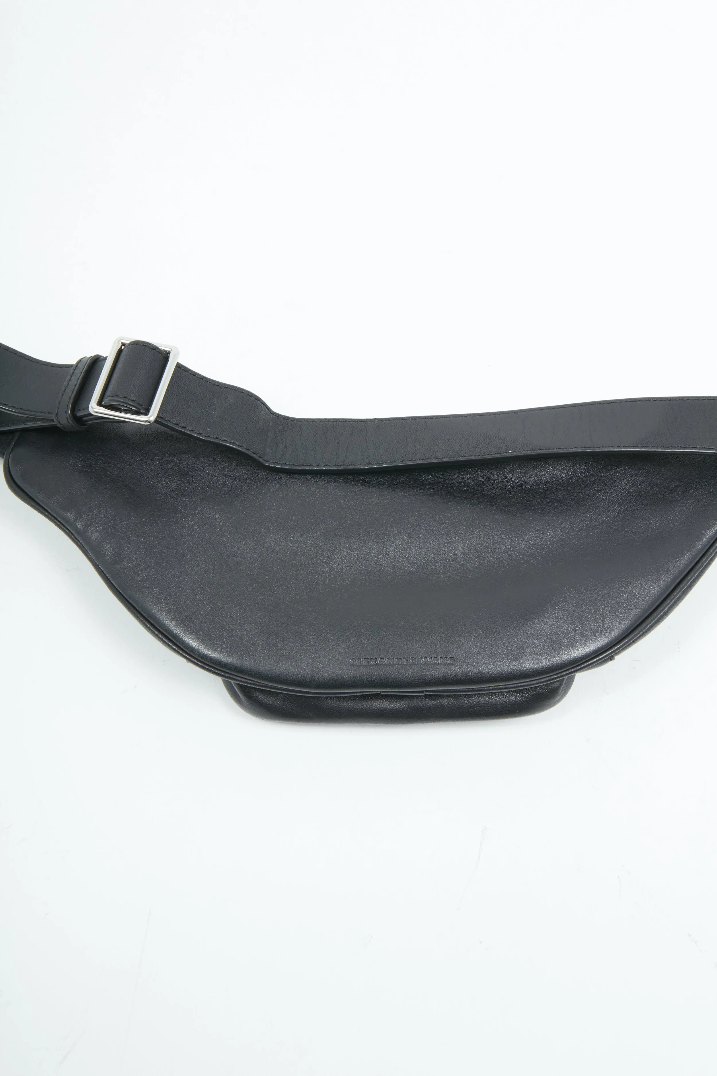 Alexander Wang Black Leather Attica Belt Bag
