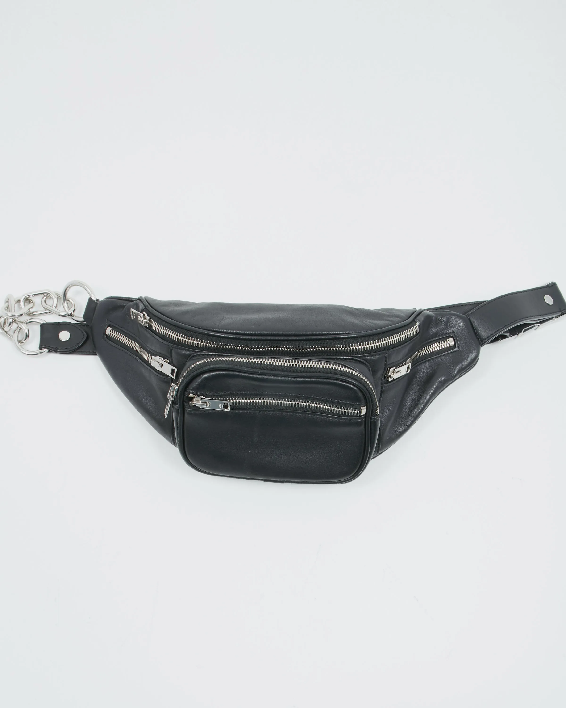 Alexander Wang Black Leather Attica Belt Bag