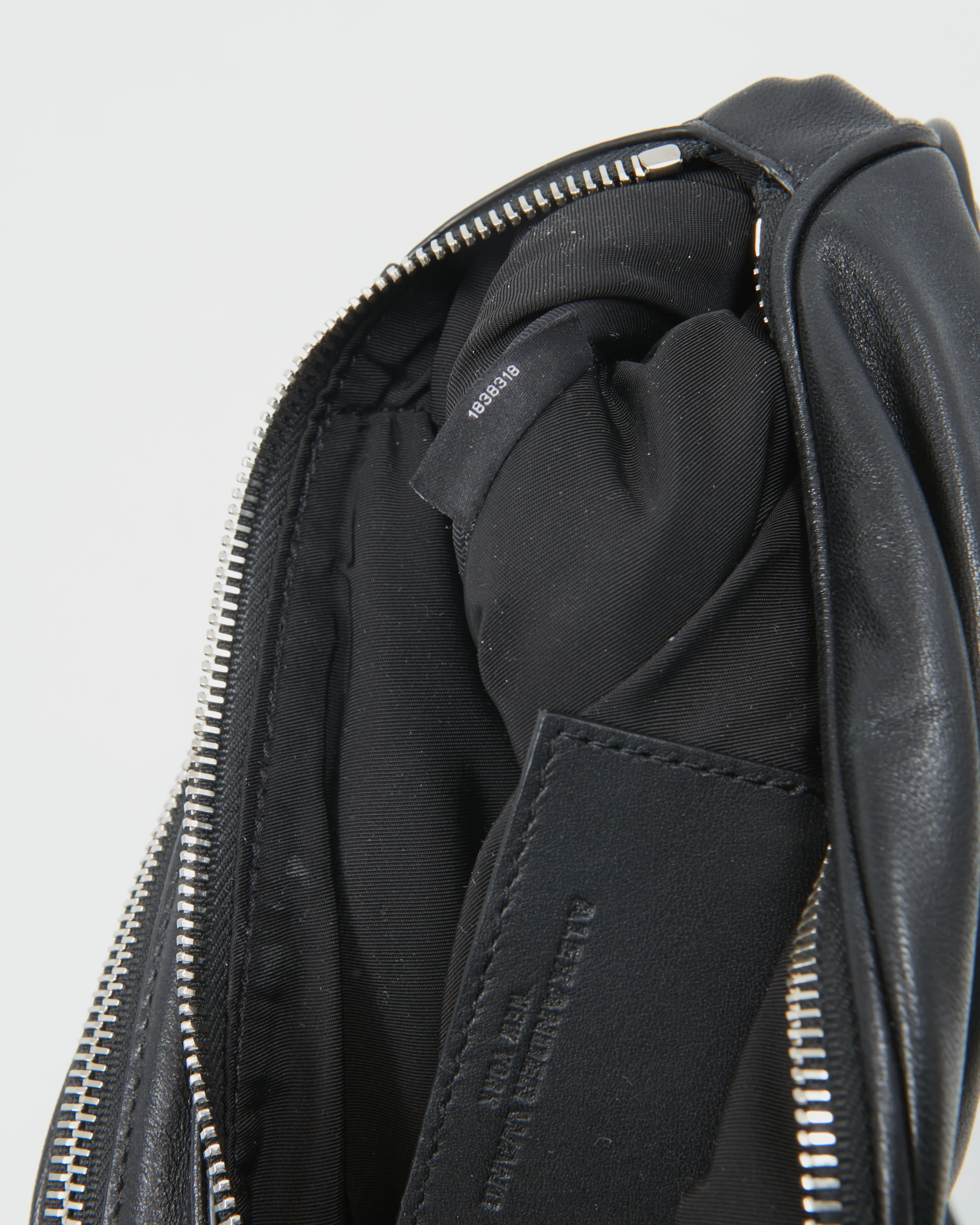 Alexander Wang Black Leather Attica Belt Bag