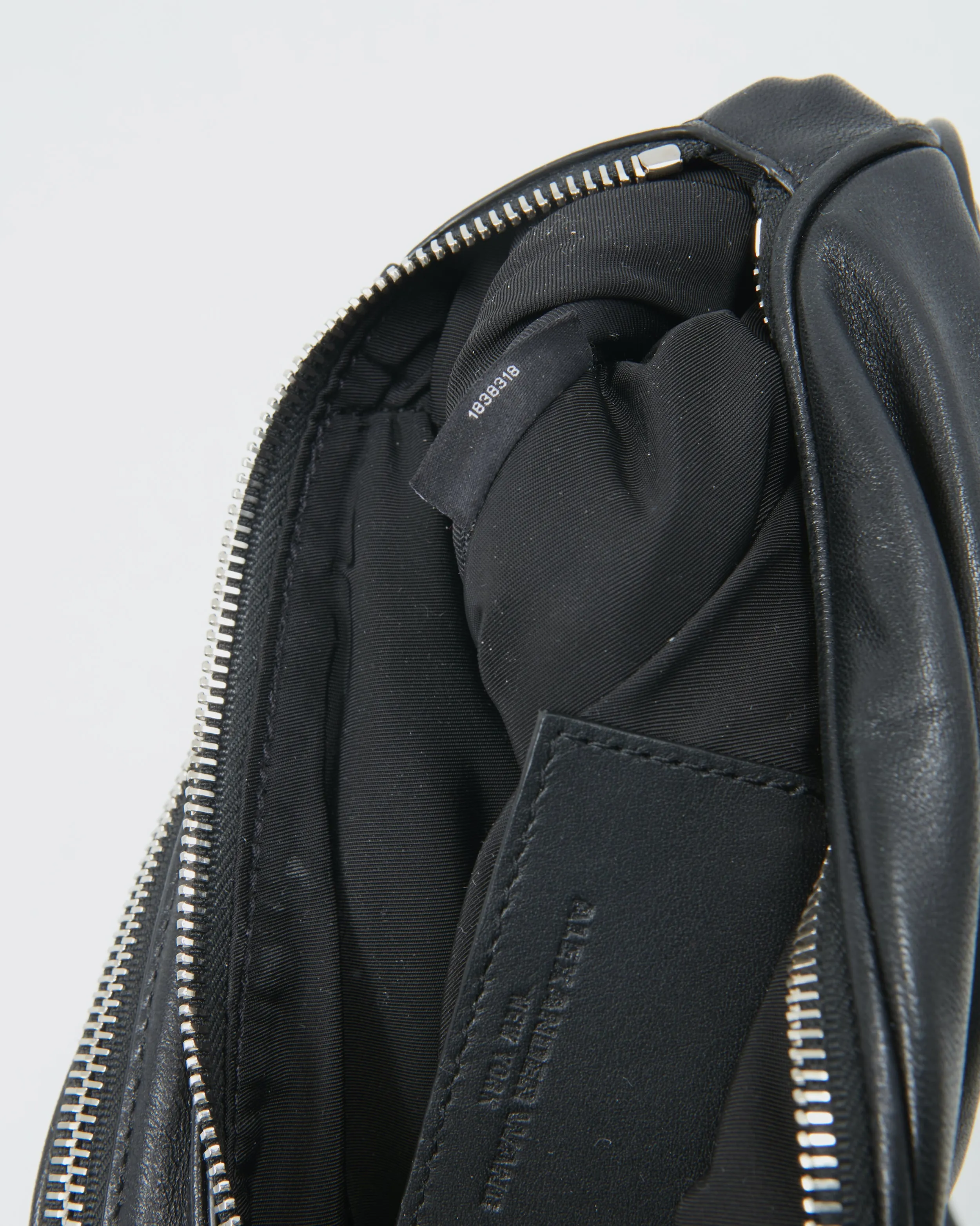 Alexander Wang Black Leather Attica Belt Bag