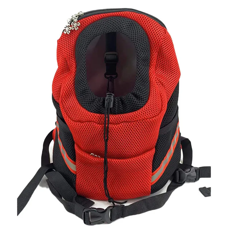 Backpack Dog Breathable Chest Bag Pet Supplies / Mochila para perros, bolsa de pecho transpirable, suministros para mascotas