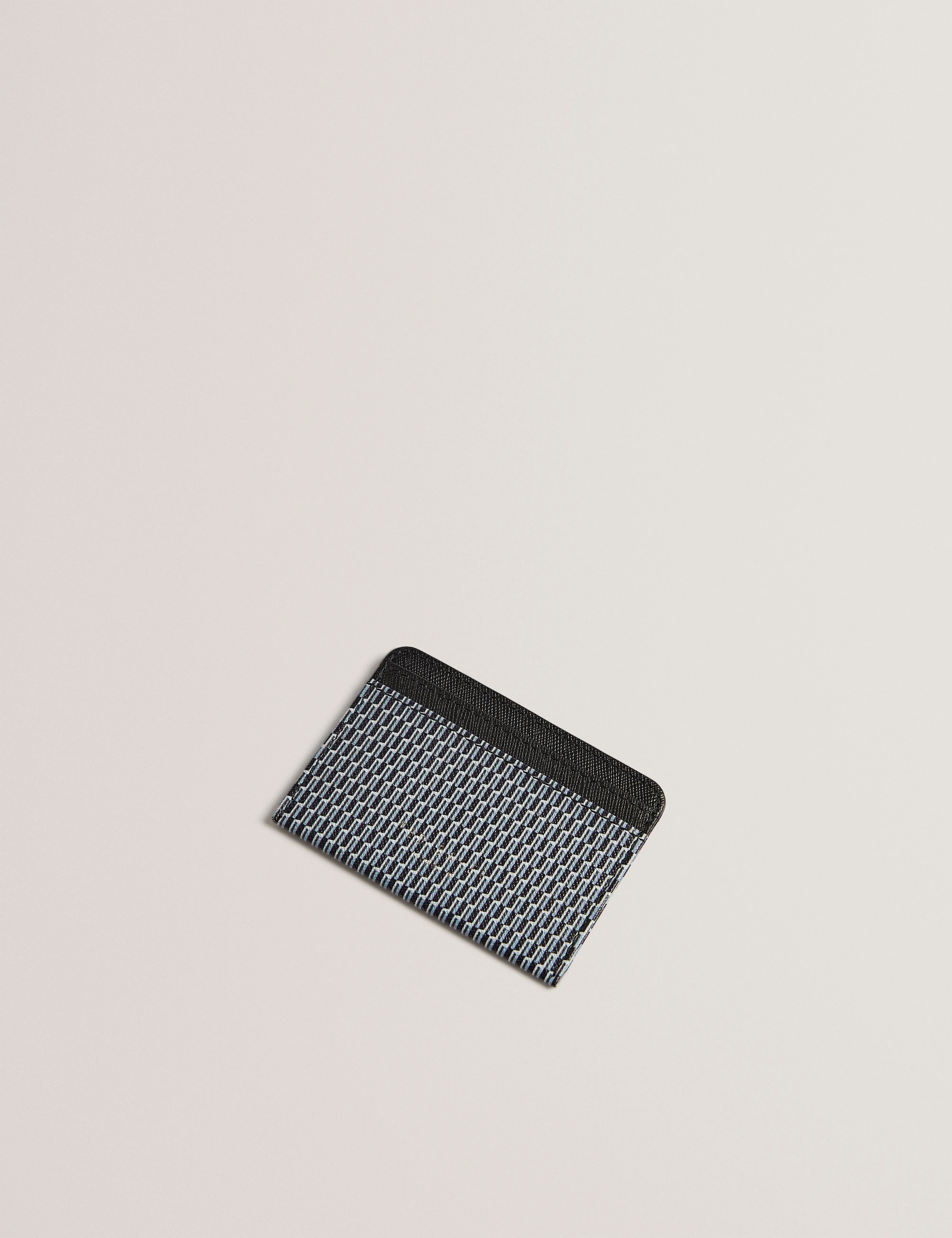 Beccket Printed Wallet And Cardholder Black