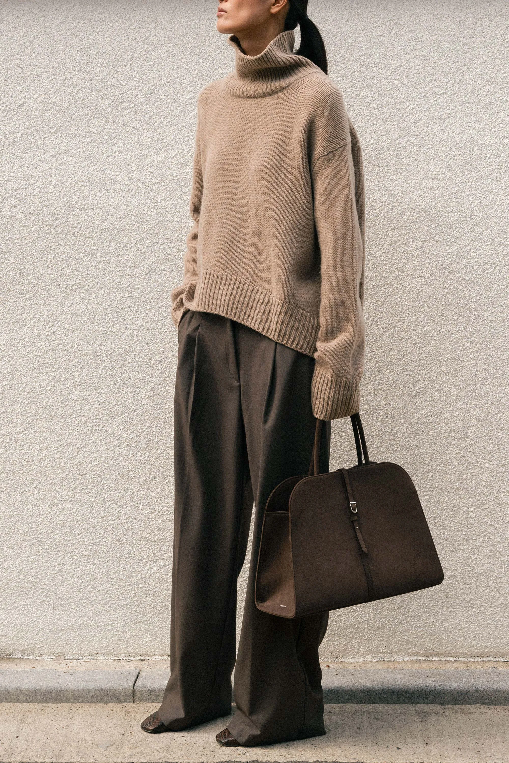 BLANC SUEDE LARGE