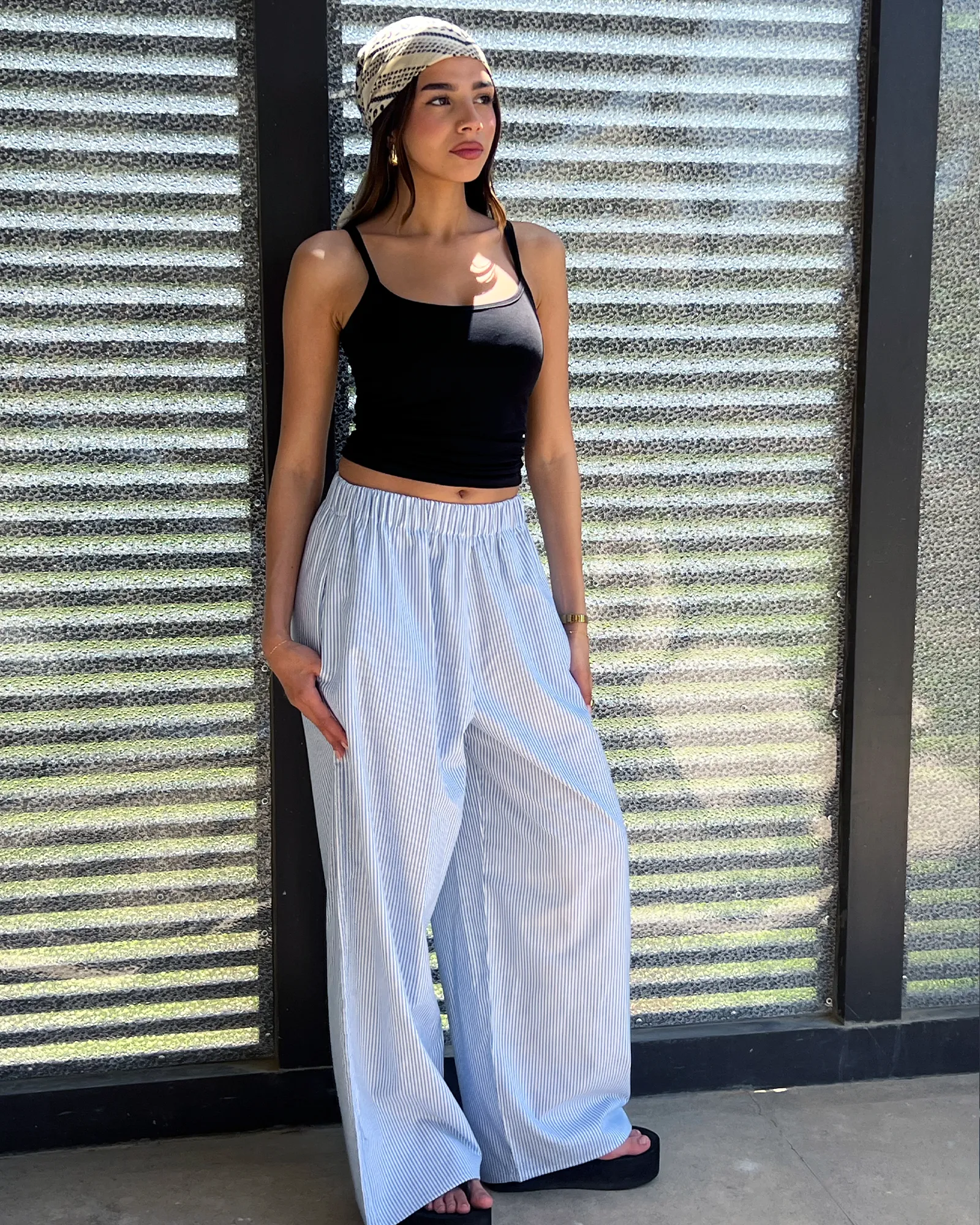 Blue Street Pajama Pants