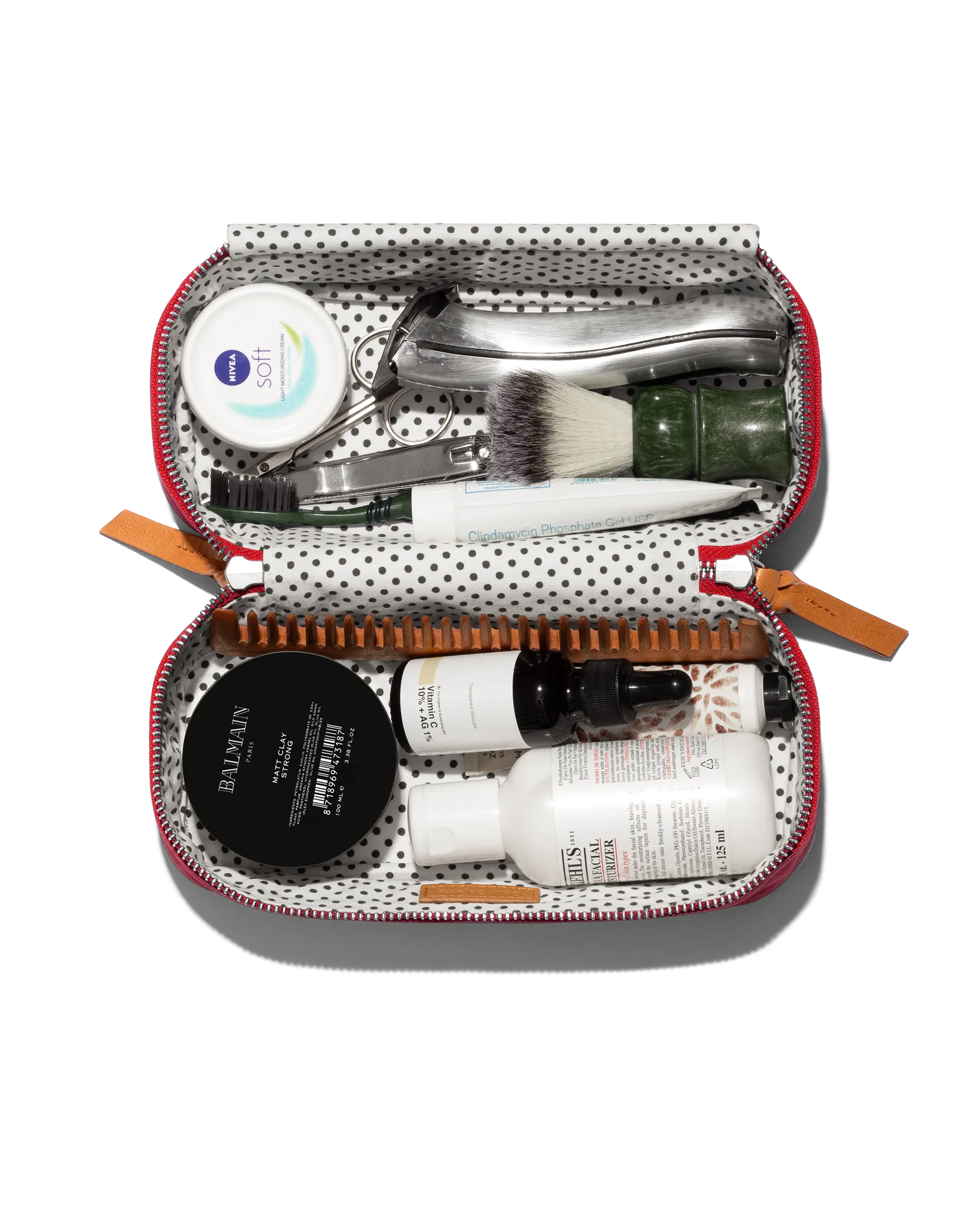 Crimson Voyager Dopp Kit