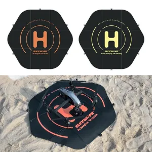 Double-sided Folding Drone Apron with Ground Spikes