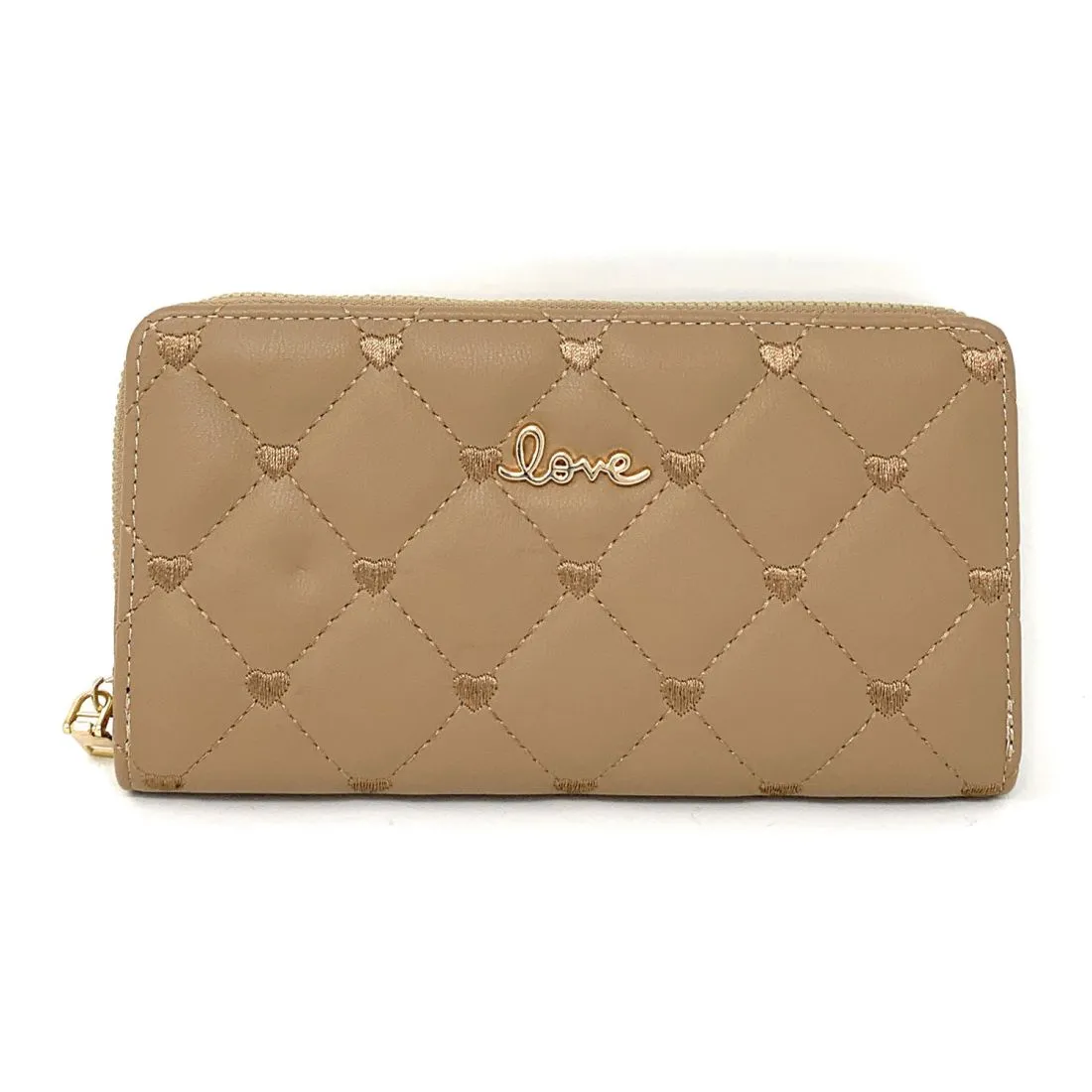 Empire Cove Stylish Fashionable Quilted Love Heart Zip Wallets Womens Teens