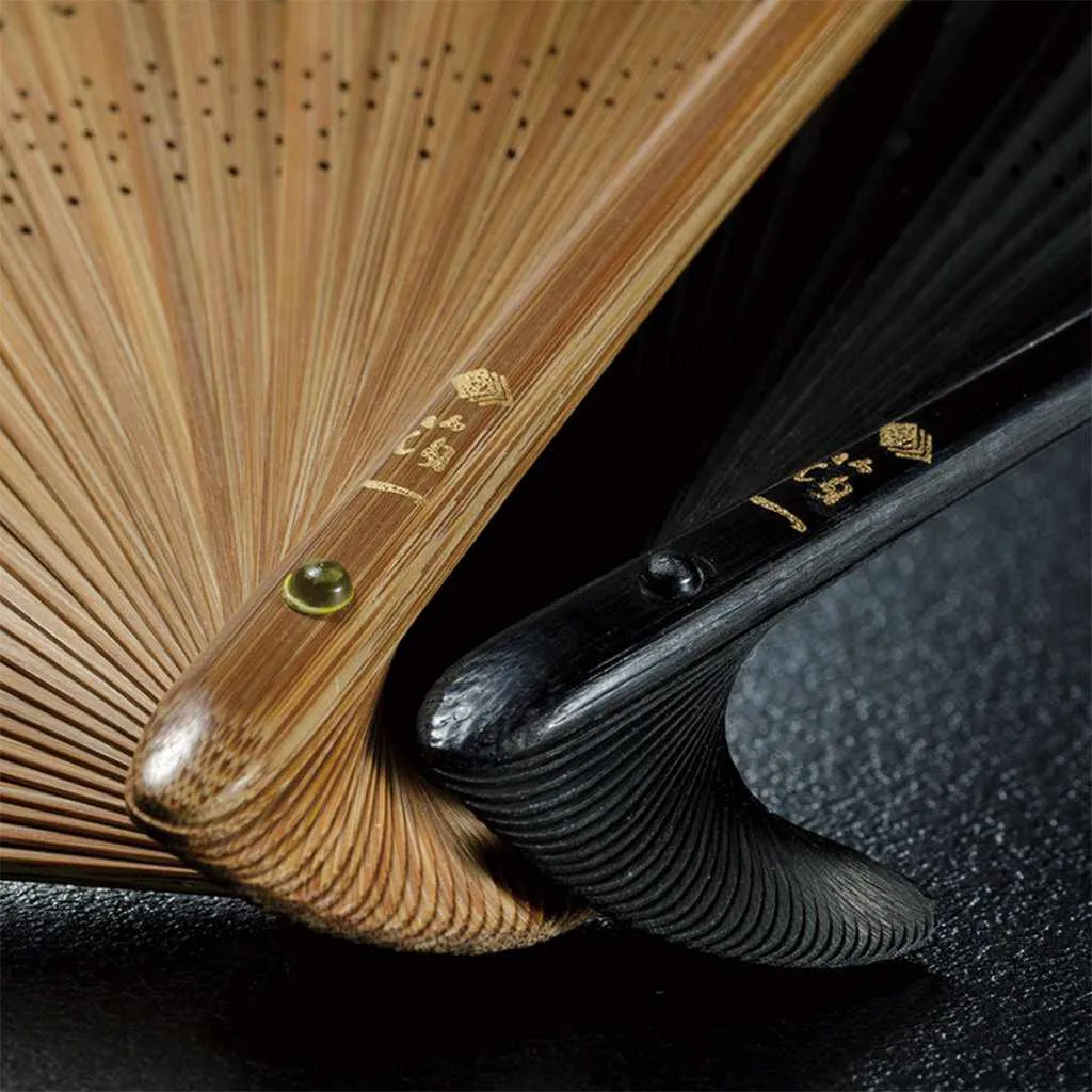 FOLDING FAN CHIRASHI BEAUTY AKIKAZE (UNISEX), Hand Fan, Kanazawa Gold Leaf