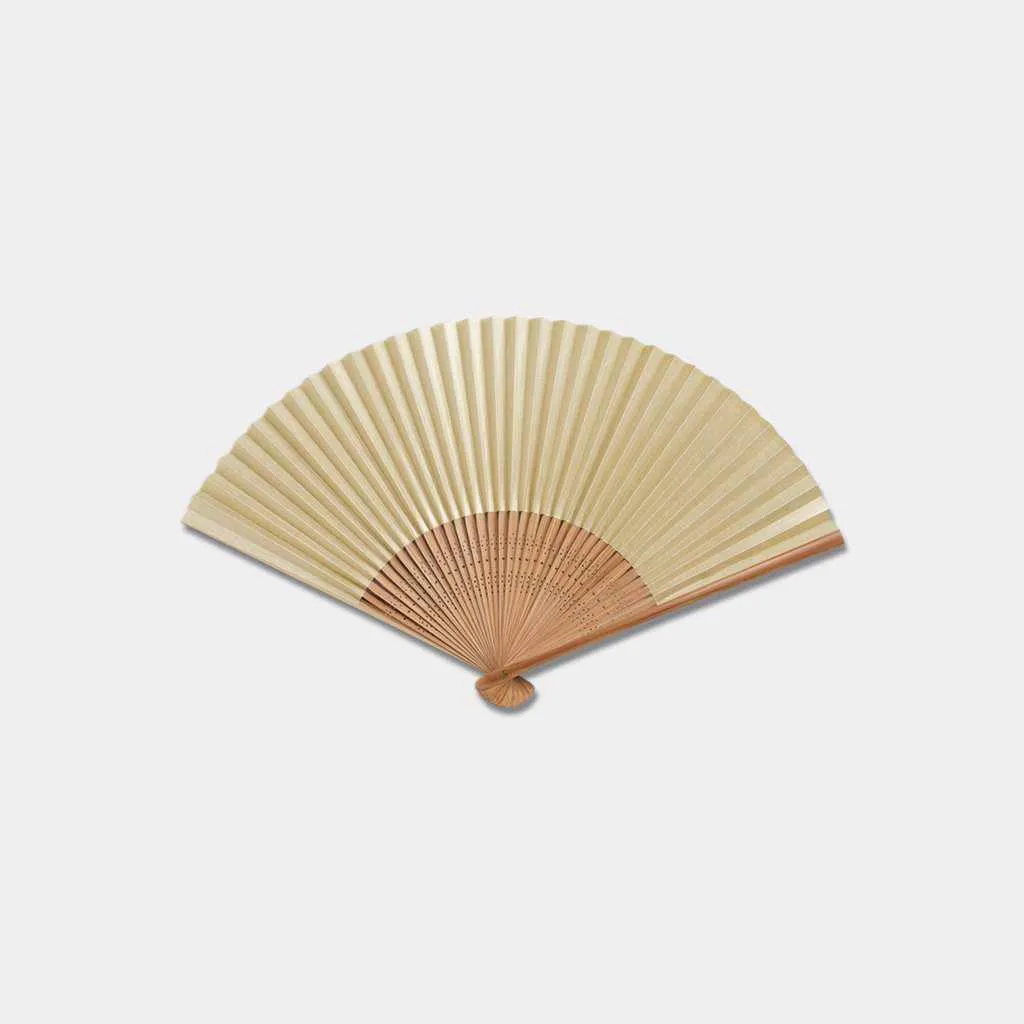 FOLDING FAN CHIRASHI BEAUTY AKIKAZE (UNISEX), Hand Fan, Kanazawa Gold Leaf