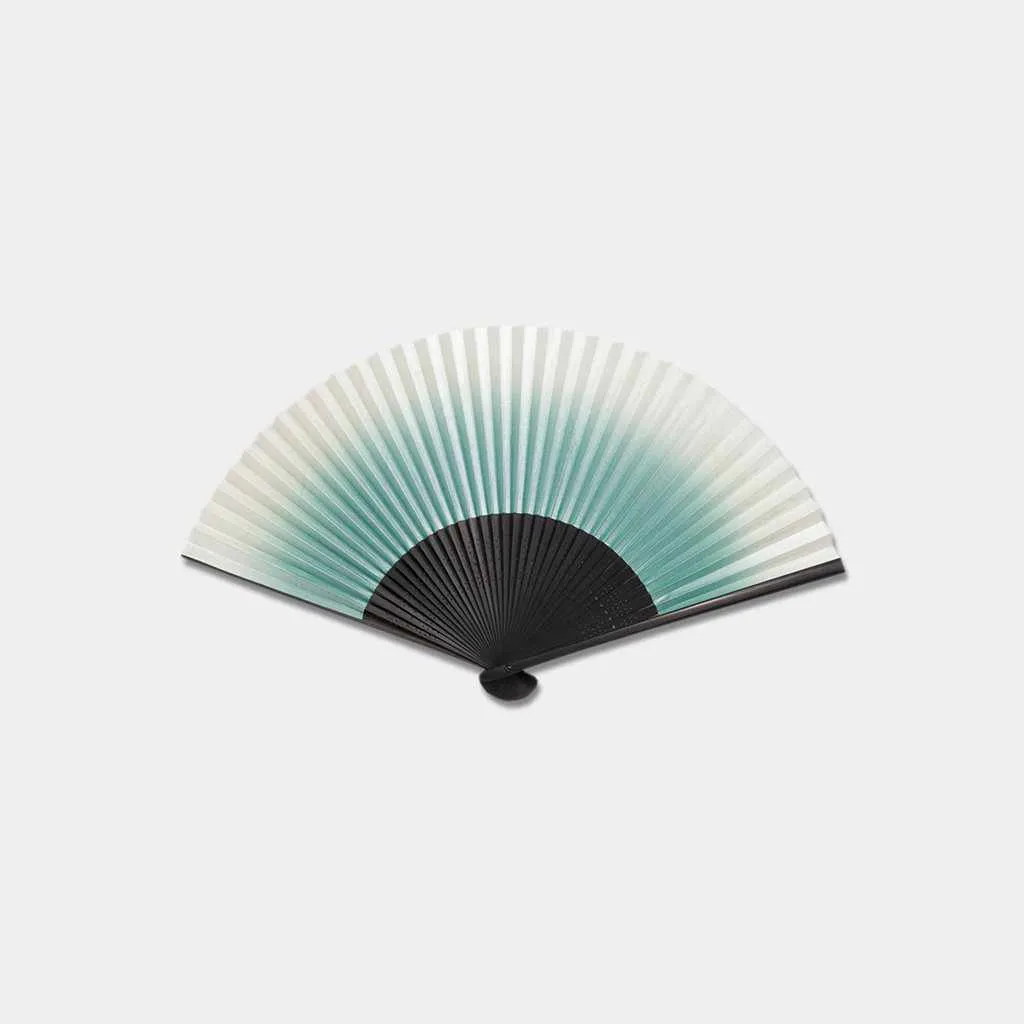 FOLDING FAN SUMIMI BRUSH EYES (SILVER) HAKEMEGIN (UNISEX), Hand Fan, Kanazawa Gold Leaf