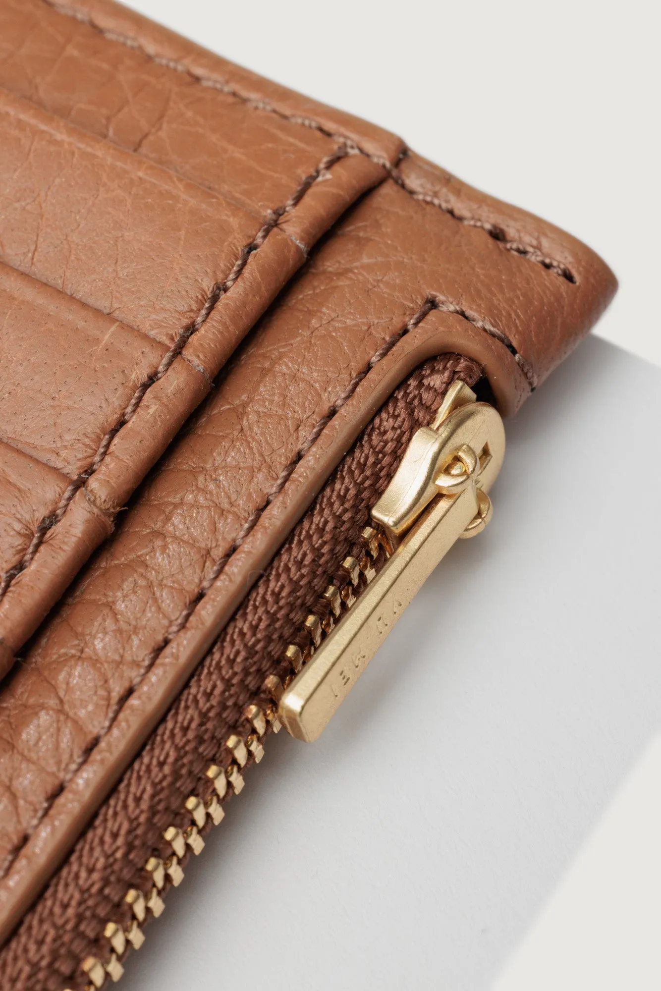 Frank Cardholder - Toffee Deer Nappa