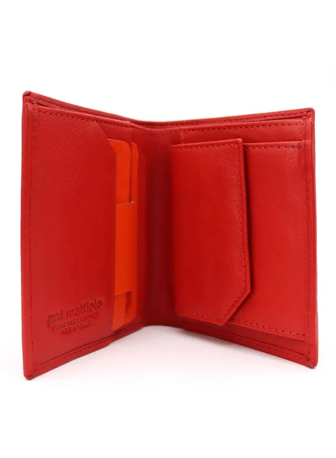Gai Mattiolo Leather Vertical Wallet for Men – Premium Leather Wallet with Multiple Slots for Banknotes, Credit Cards & ID Cards