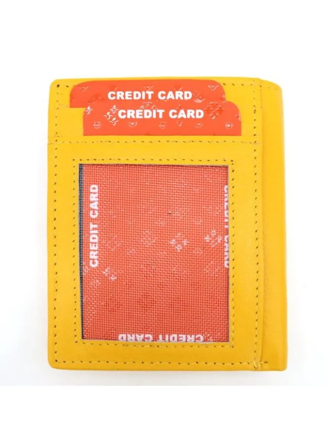Gai Mattiolo Leather Vertical Wallet for Men – Premium Leather Wallet with Multiple Slots for Banknotes, Credit Cards & ID Cards