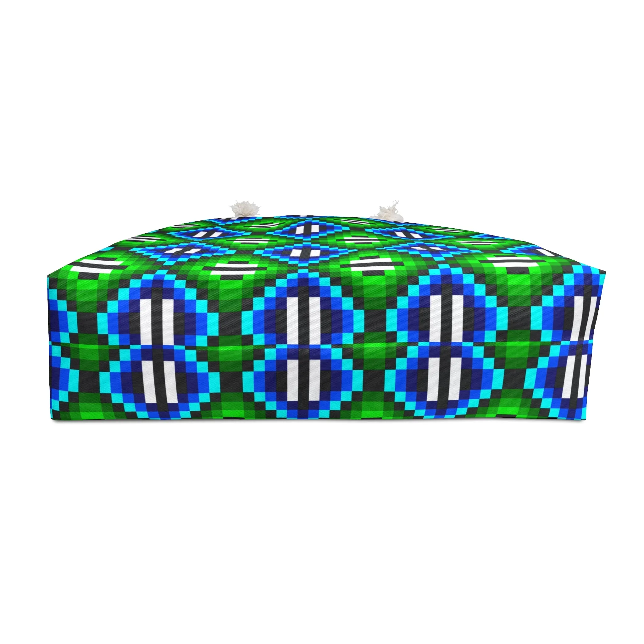 Green & Blue TrianglesWeekender Bag