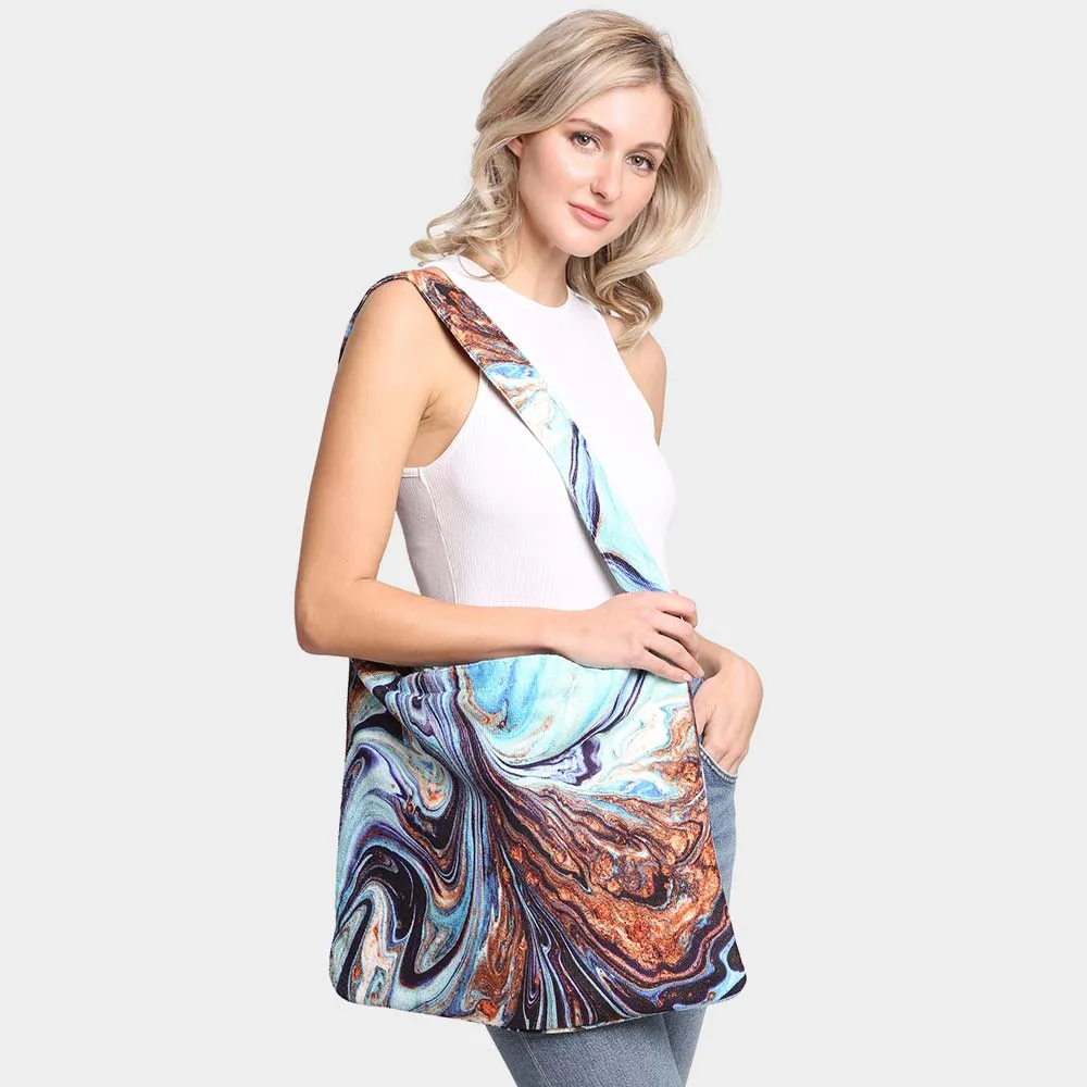 iLLASPARKZ Abstract Print Beach Towel and Tote Bag