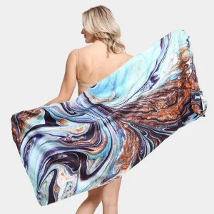 iLLASPARKZ Abstract Print Beach Towel and Tote Bag