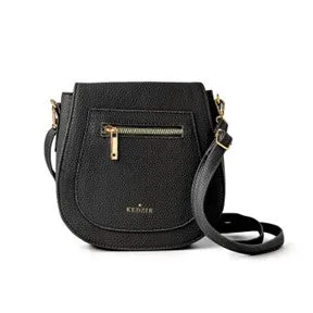 Kedzie Mini Messenger Bag in Black or Wine - #3433-3444