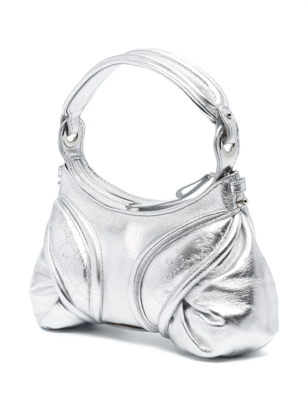 Laminated Leather Stardust Mini Crossbody