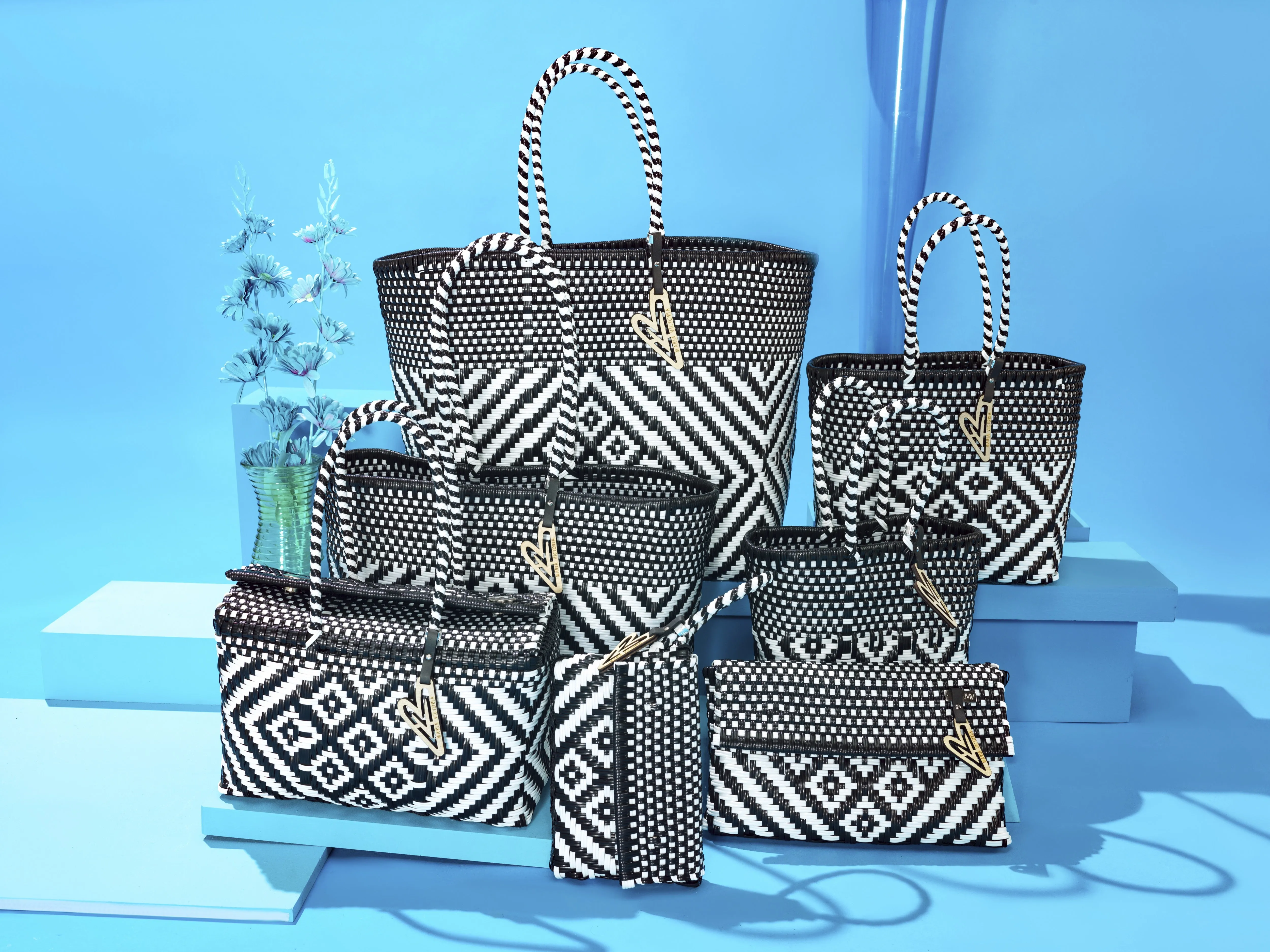 Maria Victoria | Moonlight Totes | Upcycled, Handwoven, Multicolor Tote