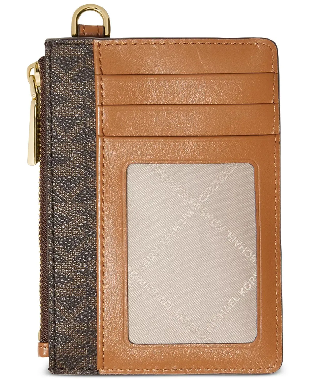 Michael Michael Kors Small Logo Coin Wallet, brown