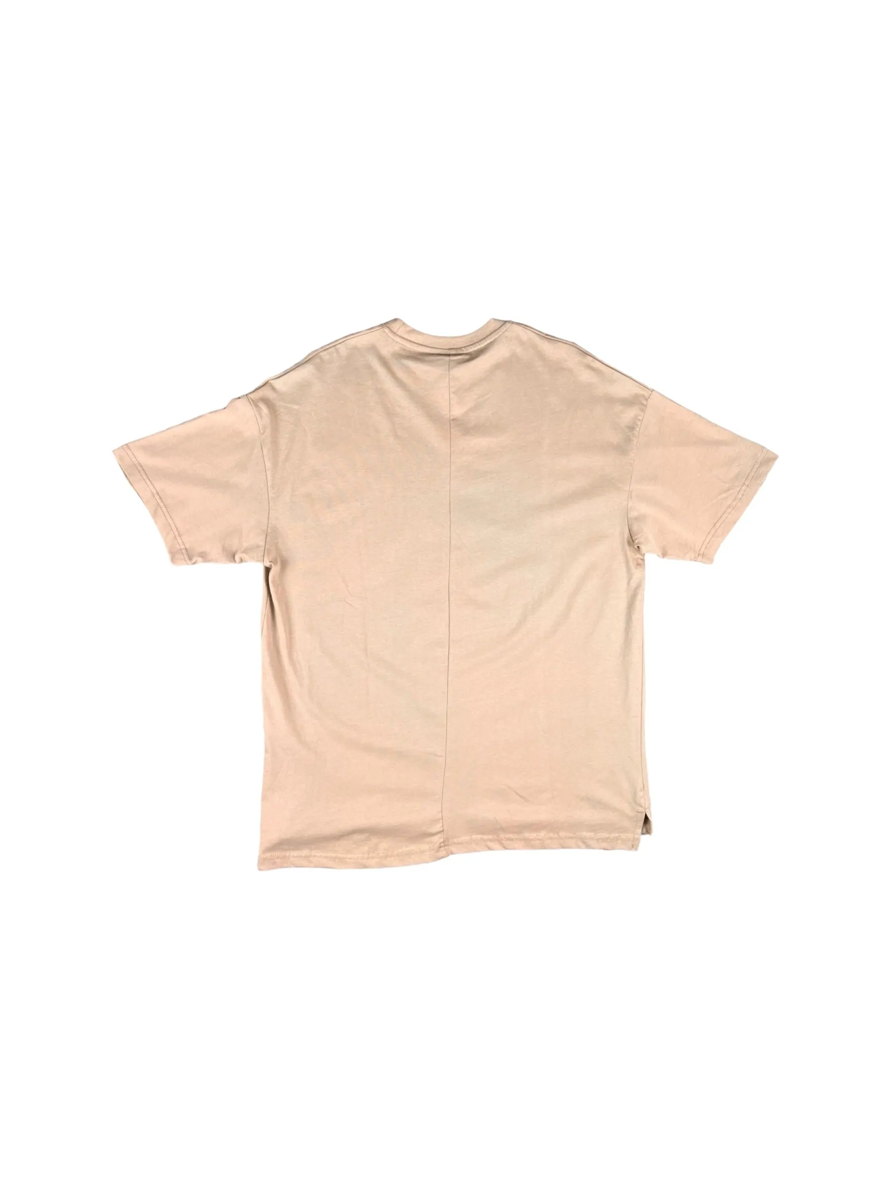 SAW basic t-shirt i grbrun