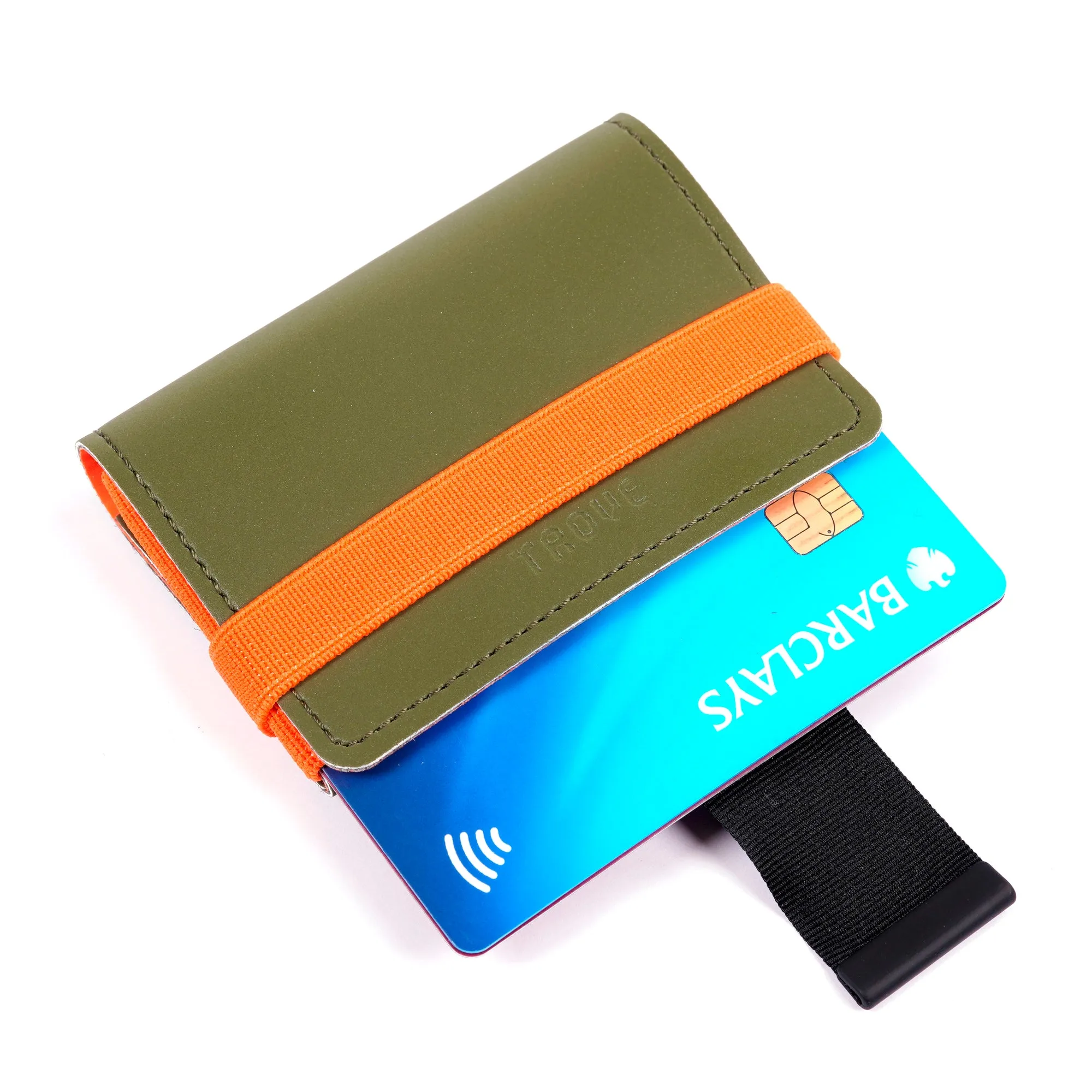 TROVE Cash Wrap: Reflex Khaki Green and Orange