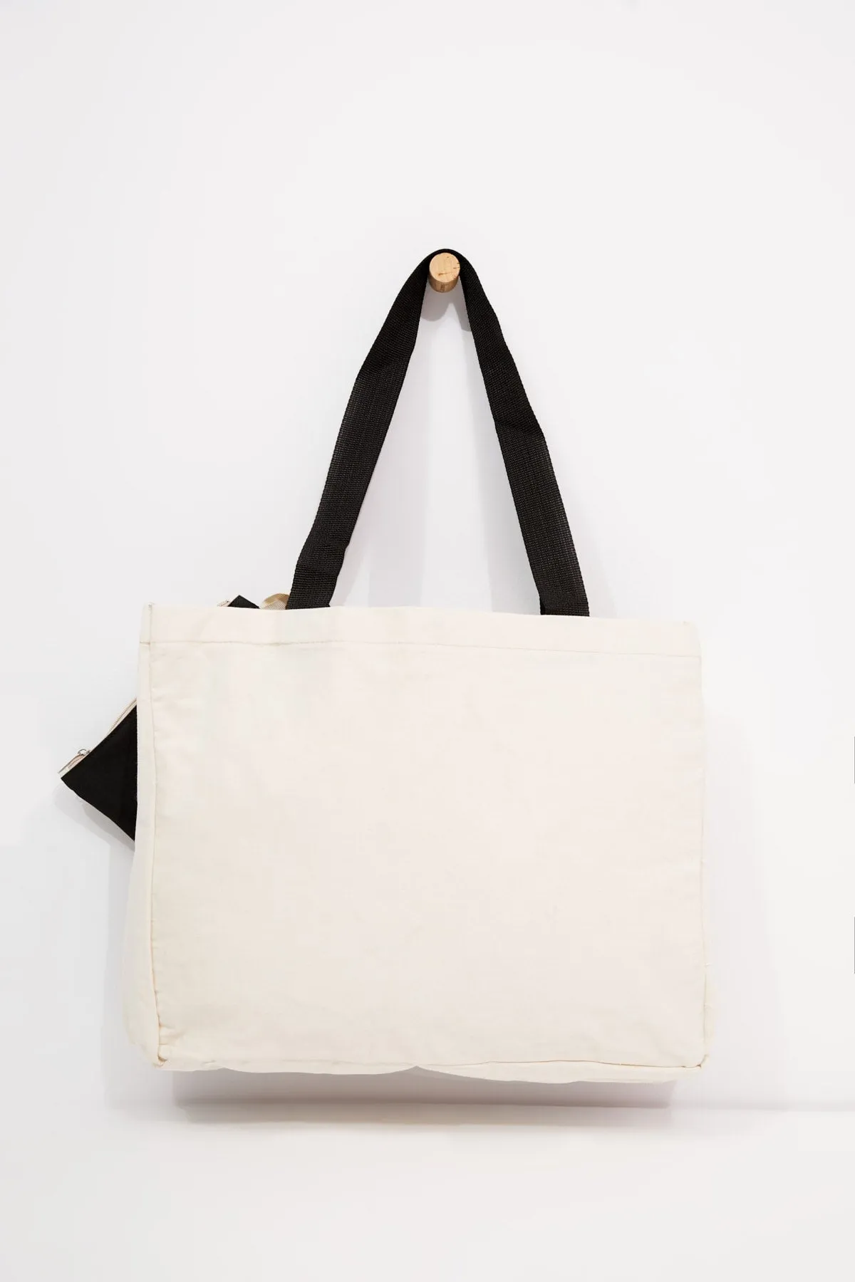 Women Beach bag cream 45X50 cm